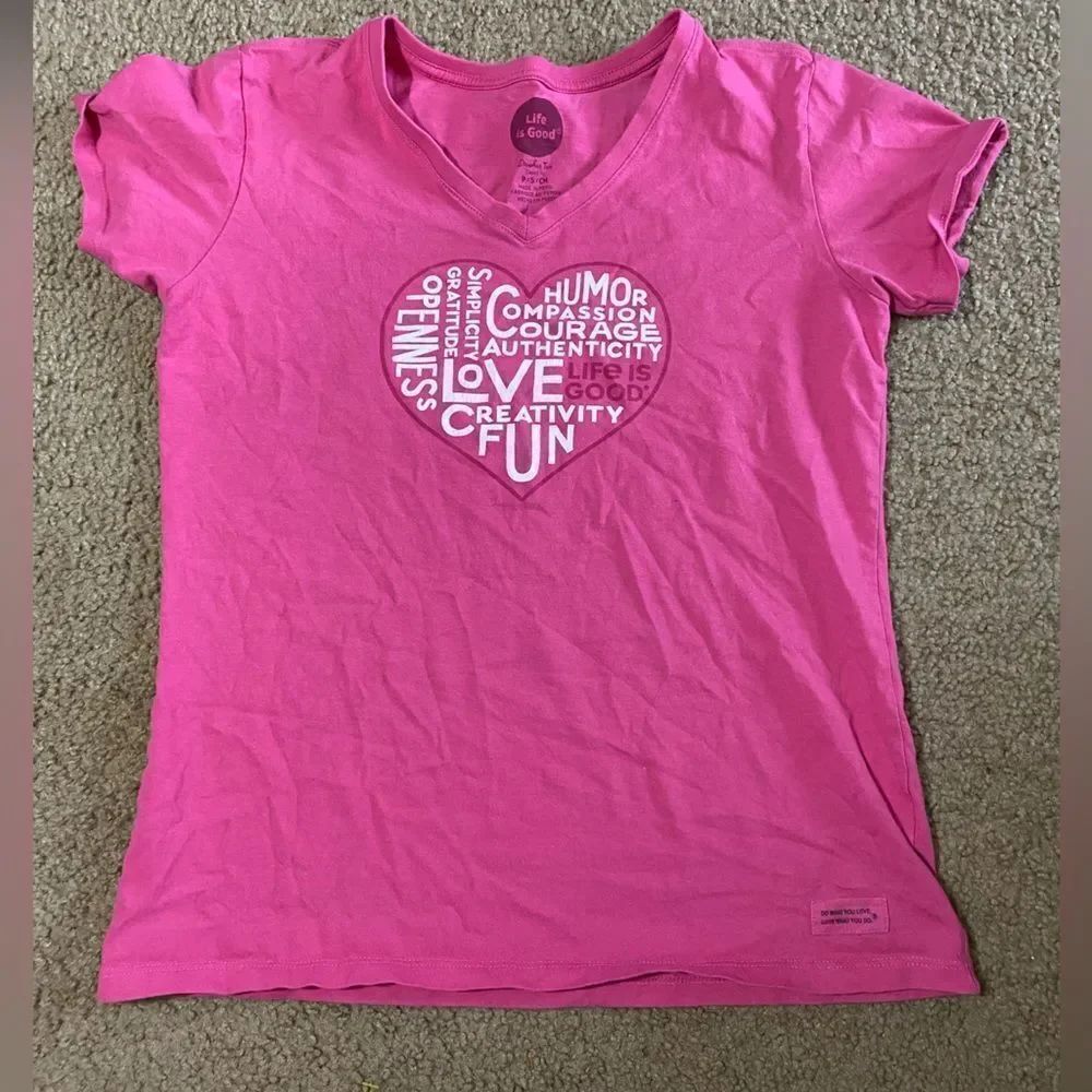 Life is Good Love Womens Tshirt